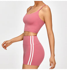 Dünner Träger, gekreuzter Beauty Back Yoga-Sport-BH