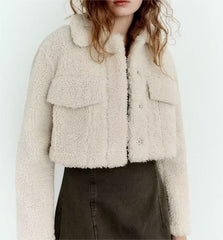 Cashmere Top Fleece Short Shacket