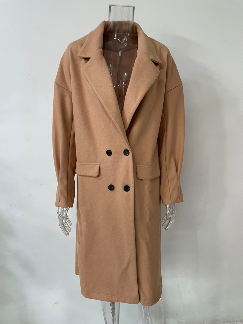 Coat Collar Woolen Coat