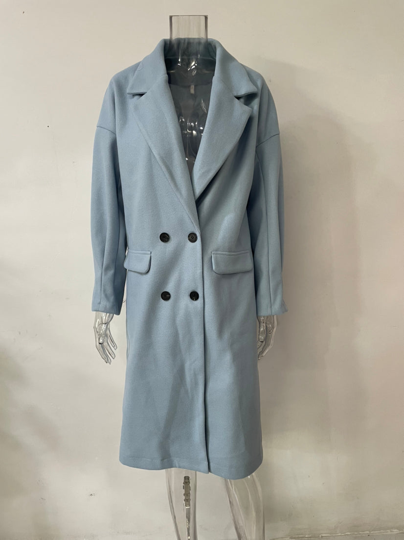 Coat Collar Woolen Coat