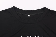 Home Letter Graphic Printing Christmas Suit