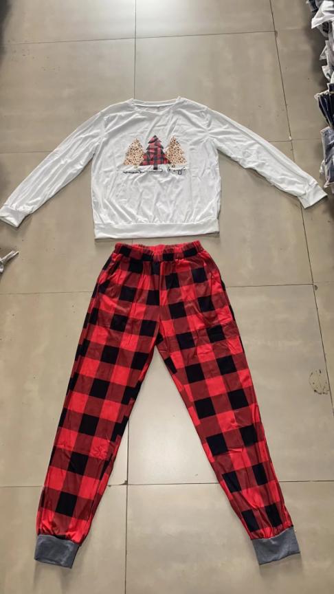 Home Letter Graphic Printing Christmas Suit
