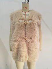 Fall Artificial Fur Warm Vest