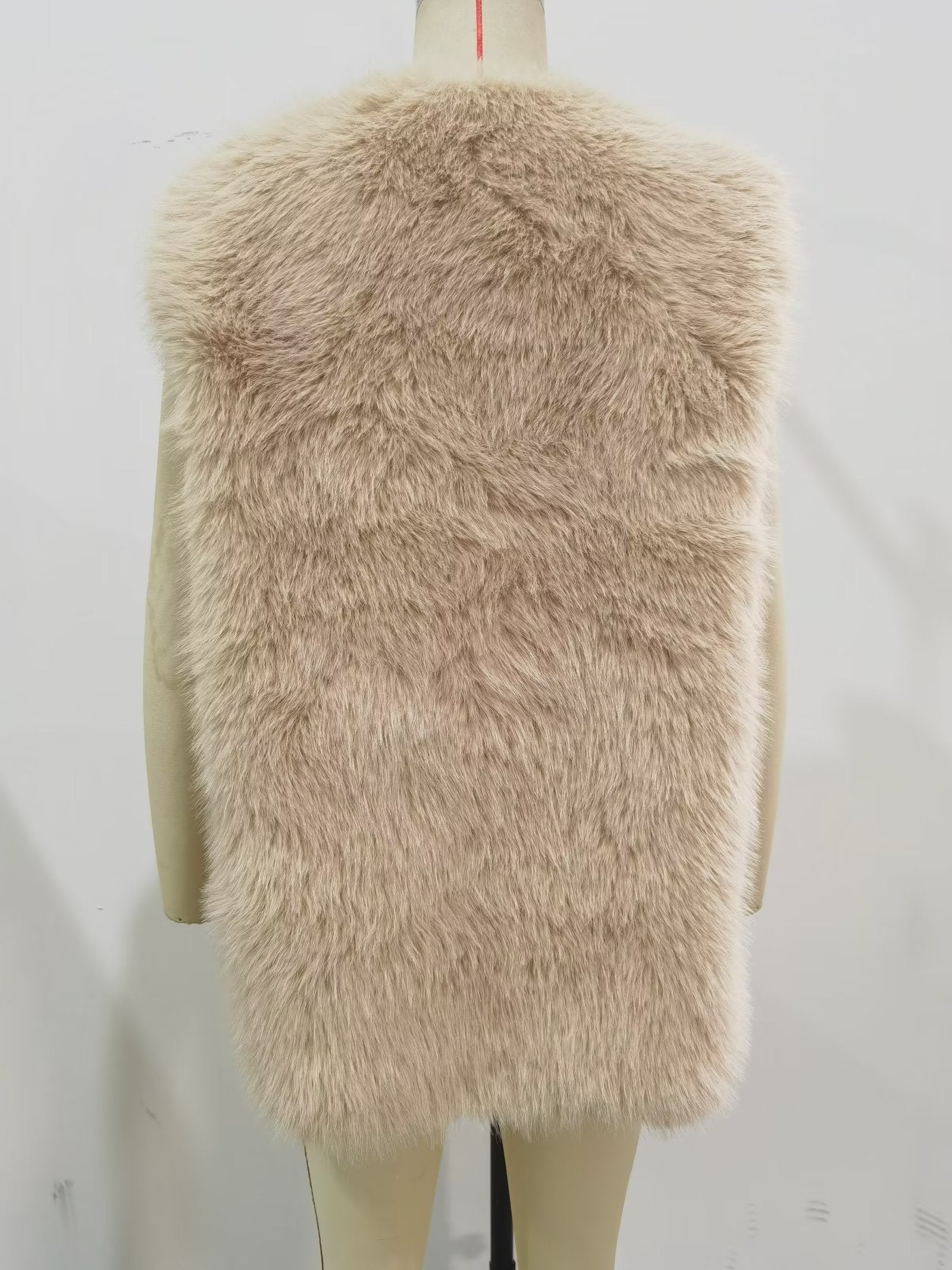 Fall Artificial Fur Warm Vest