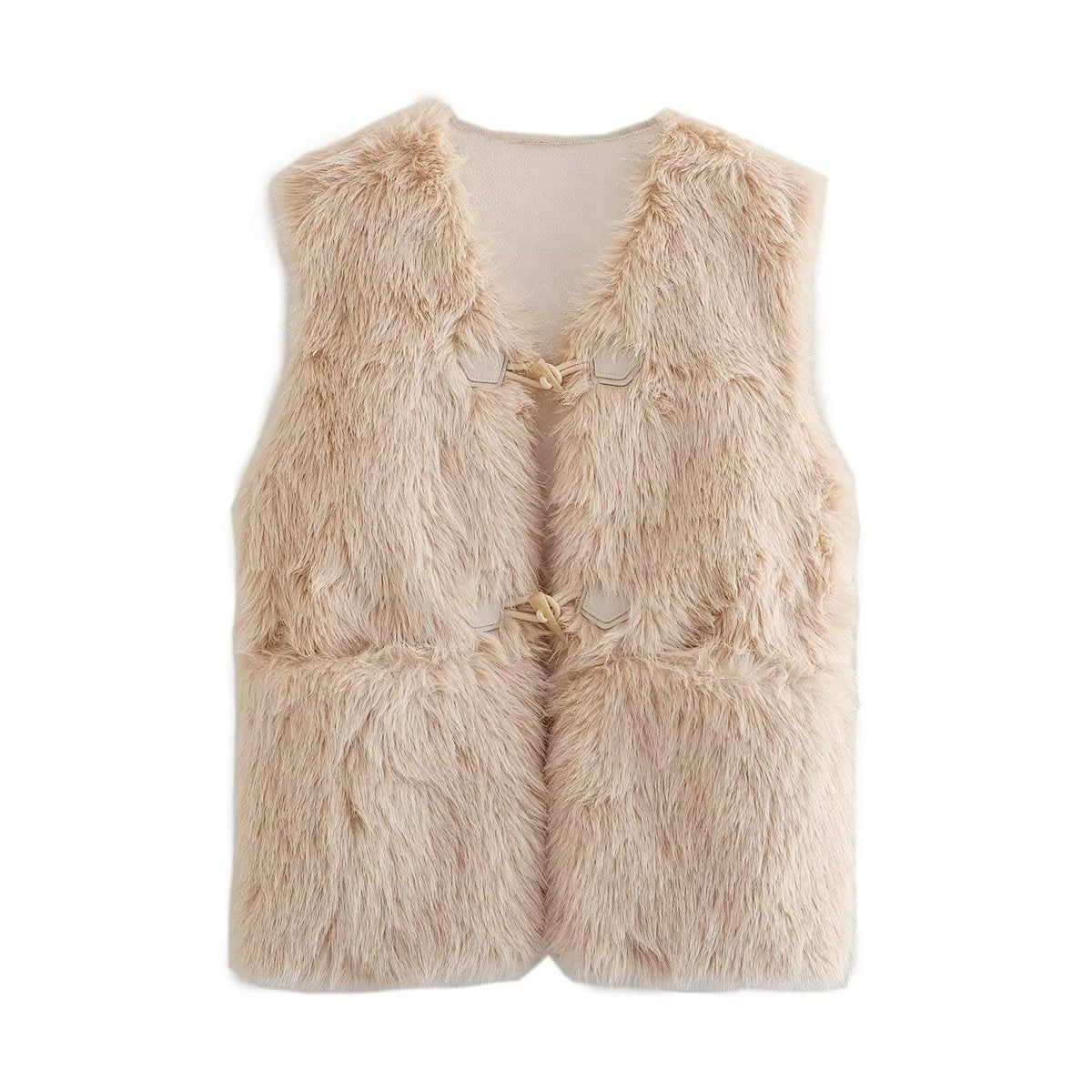 Fall Artificial Fur Warm Vest