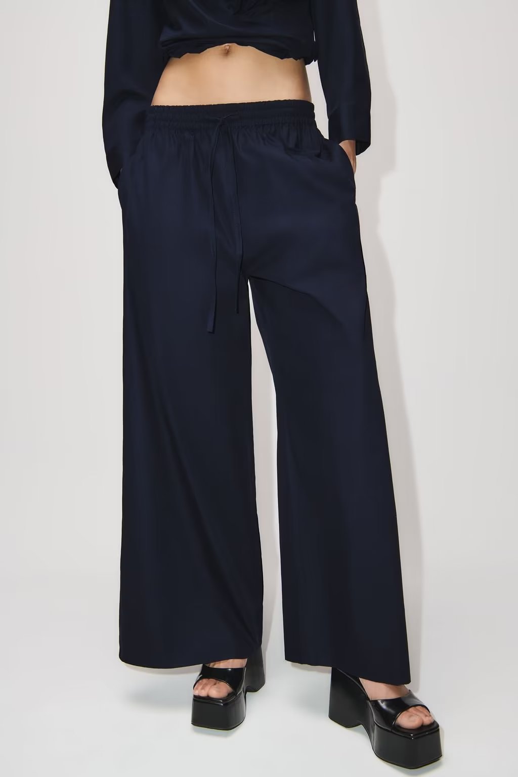 Fall Poplin Shirt Trousers Suit