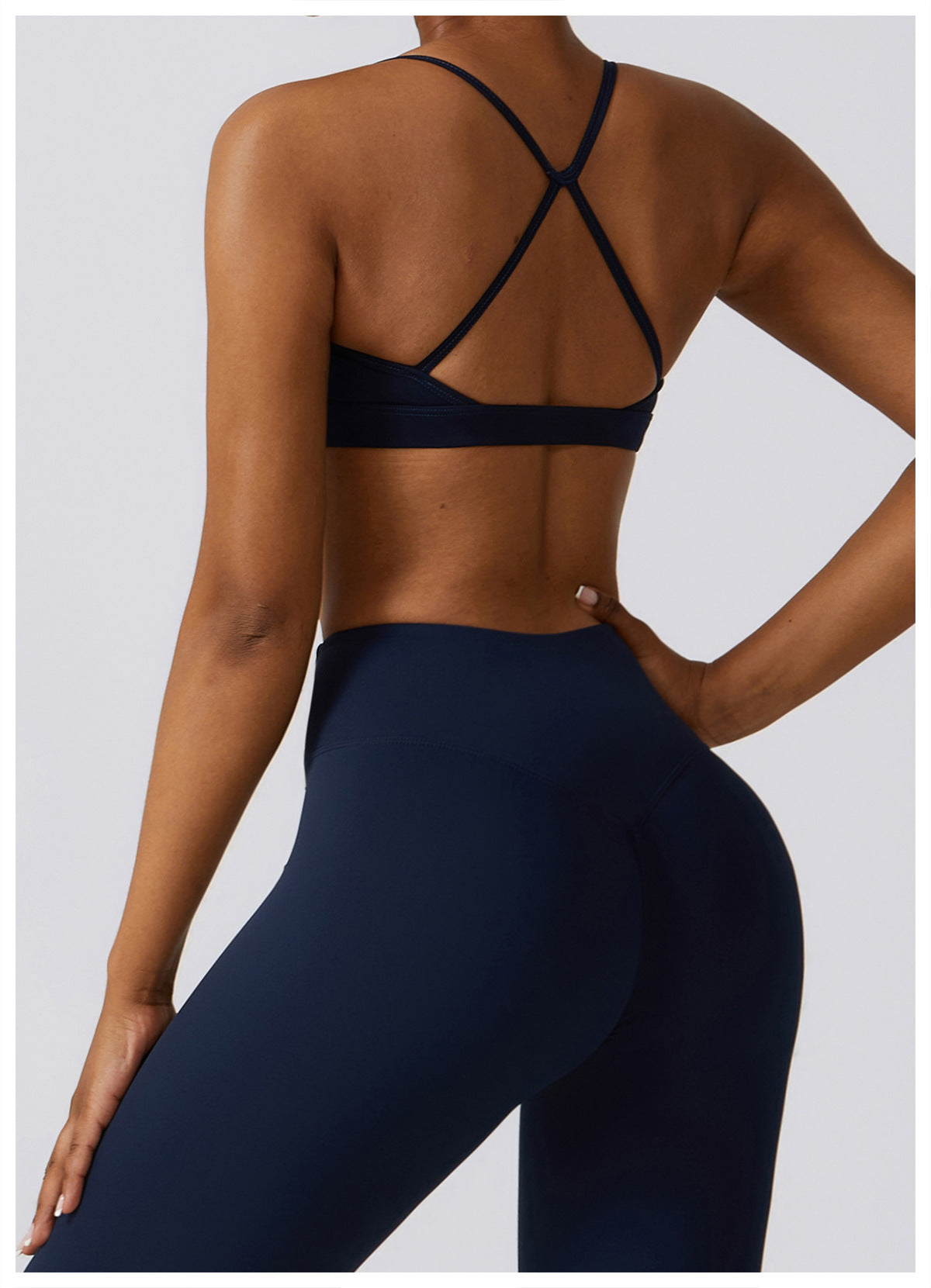 Sling Schöner Rücken Fitness Yoga Wear Outdoor Running Yoga BH Nacktes Gefühl Schnelltrocknende Sportunterwäsche