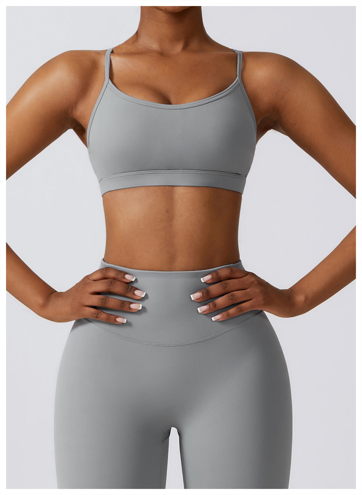 Sling Schöner Rücken Fitness Yoga Wear Outdoor Running Yoga BH Nacktes Gefühl Schnelltrocknende Sportunterwäsche