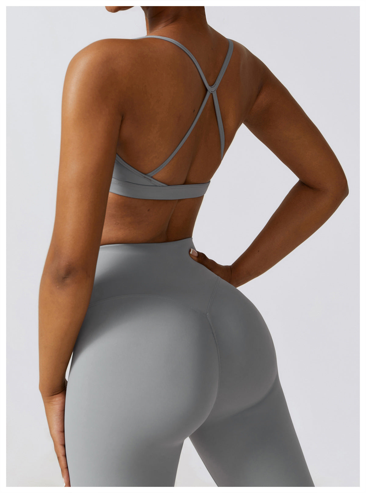 Sling Schöner Rücken Fitness Yoga Wear Outdoor Running Yoga BH Nacktes Gefühl Schnelltrocknende Sportunterwäsche