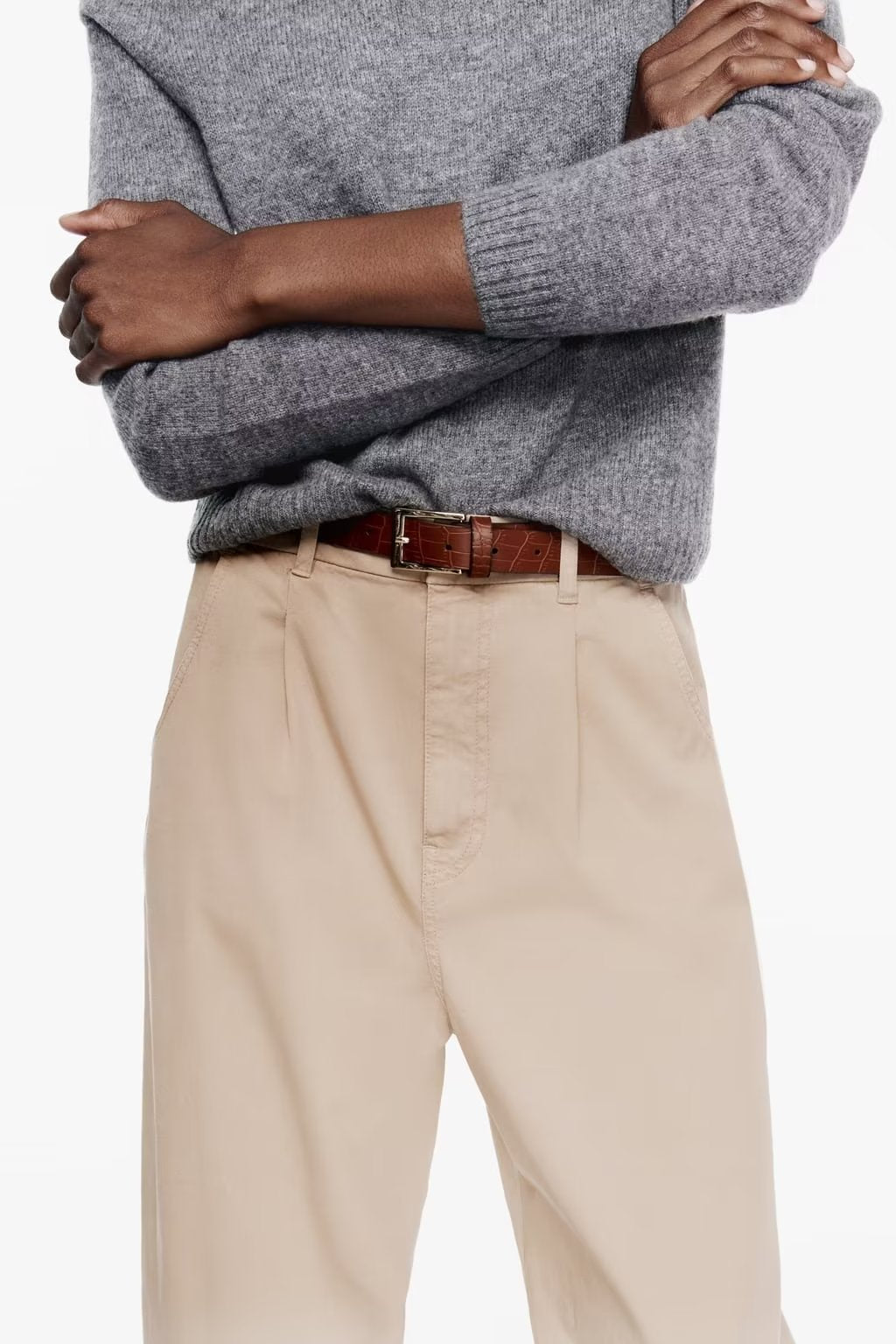 High Waist Hose Lockere Freizeithose