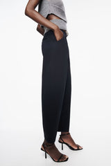 High Waist Hose Lockere Freizeithose