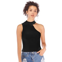 Off shoulder Halter Shoulder Small Sling Vest Slim Knit Bottoming Shirt