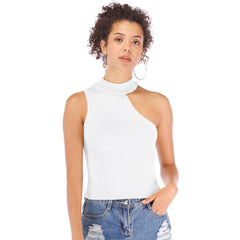 Off shoulder Halter Shoulder Small Sling Vest Slim Knit Bottoming Shirt