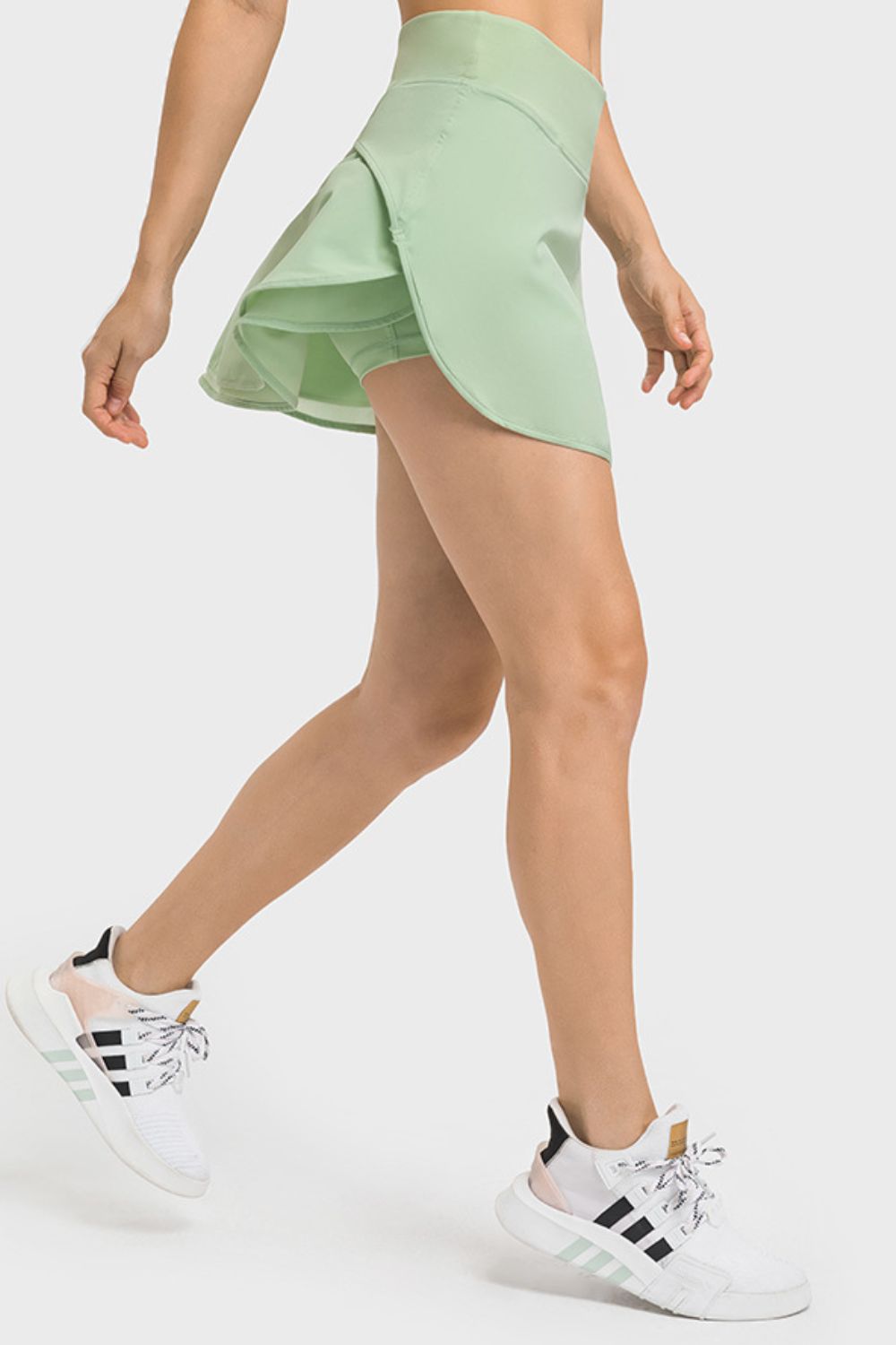 Sport-Skort mit breiter Taille