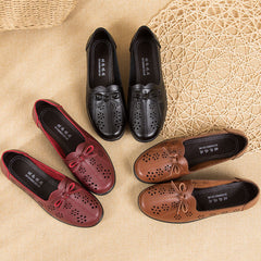 Women's Pumps Hollow Out Elderly Soft Bottom
