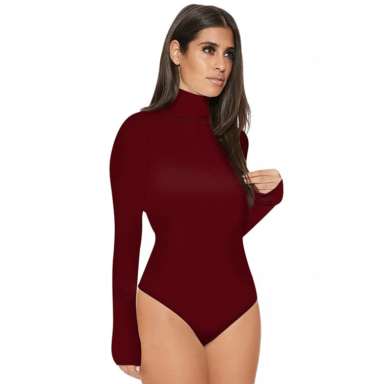 Long-Sleeved Bottoming Shirt Tight Bodysuit Bodysuit