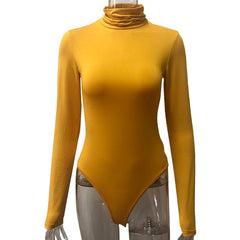 Long-Sleeved Bottoming Shirt Tight Bodysuit Bodysuit