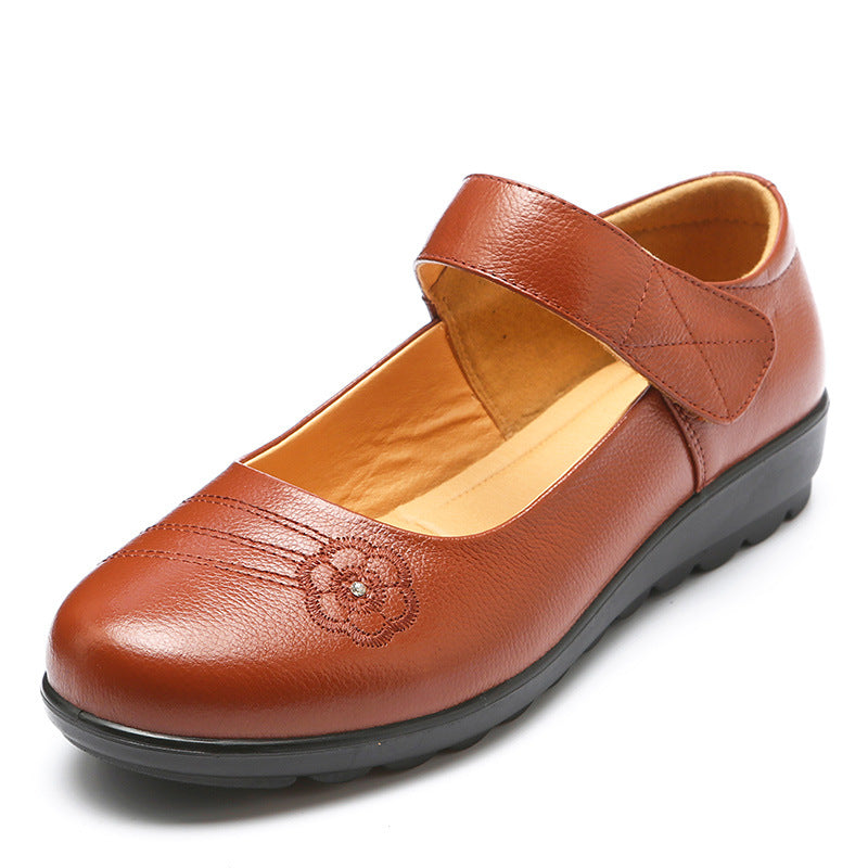 Women's Low-cut Mom Flat Soft Bottom For
