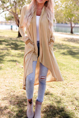 Cardigan ouvert sur le devant avec poches