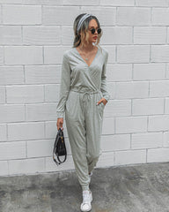 Casual Slim-Fit Figure Flattering Jumpsuit