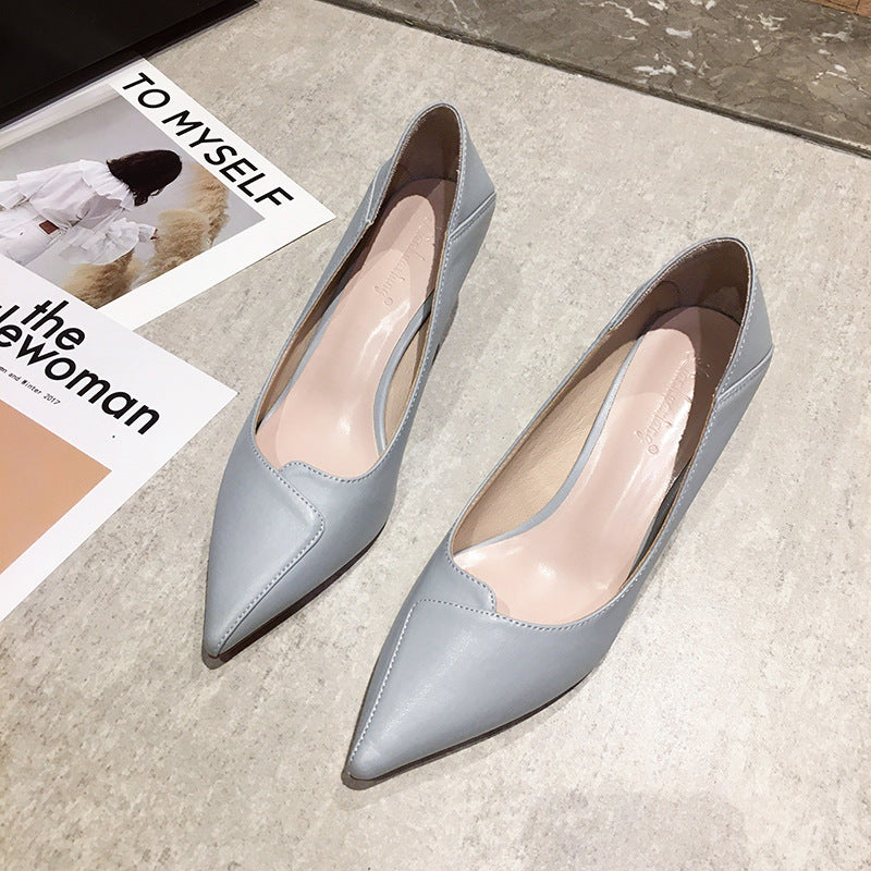 Printemps Été Stiletto Décolleté Nude Professionnel