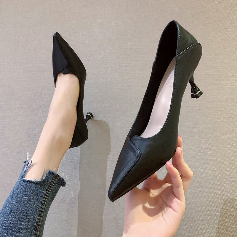 Printemps Été Stiletto Décolleté Nude Professionnel