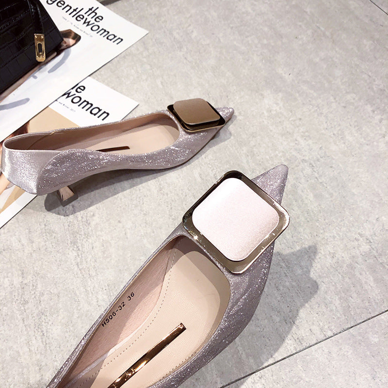 Women's Autumn Super Hot Cat French Pointed