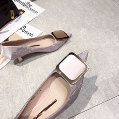 Women's Autumn Super Hot Cat French Pointed