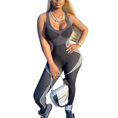 Fitness Sports Tight Jumpsuit