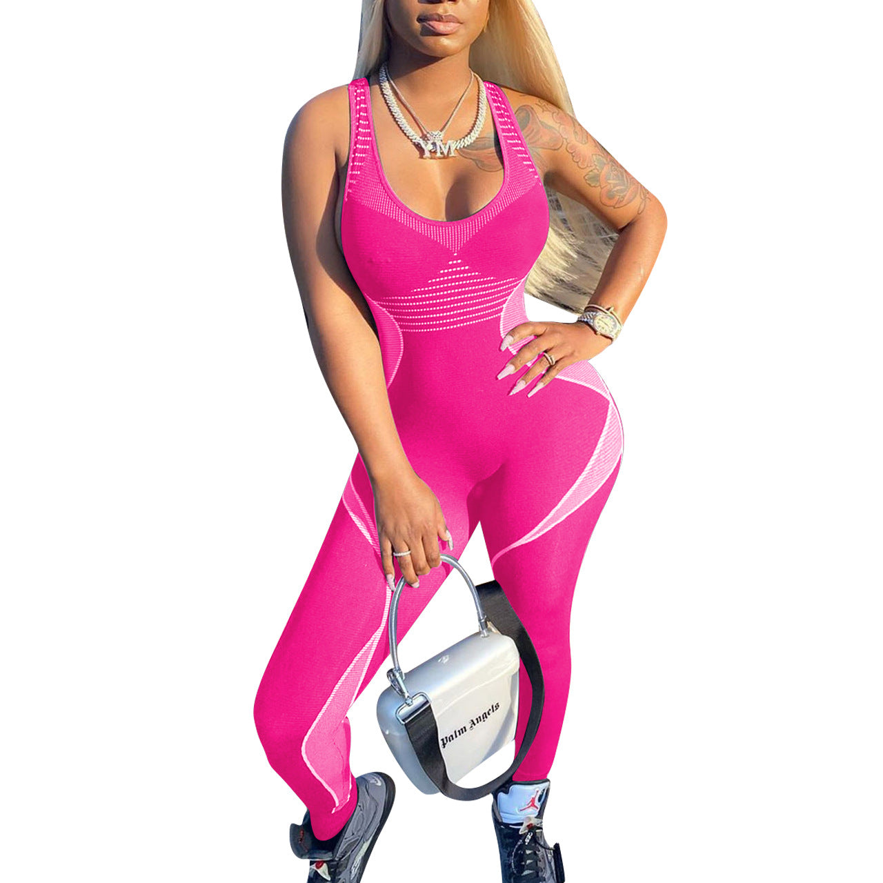 Fitness Sports Tight Jumpsuit