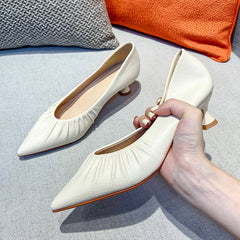 Women's Pumps Korean Style Glove High Shallow