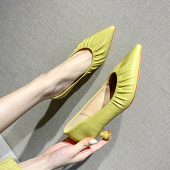 Women's Pumps Korean Style Glove High Shallow