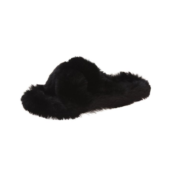 Women's Cross Fluffy Outside Wear Warm