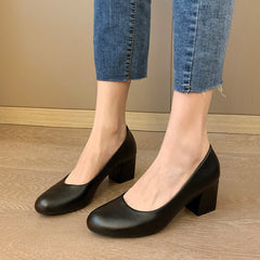 Trendy Comfortable Classy Women's Black Thick