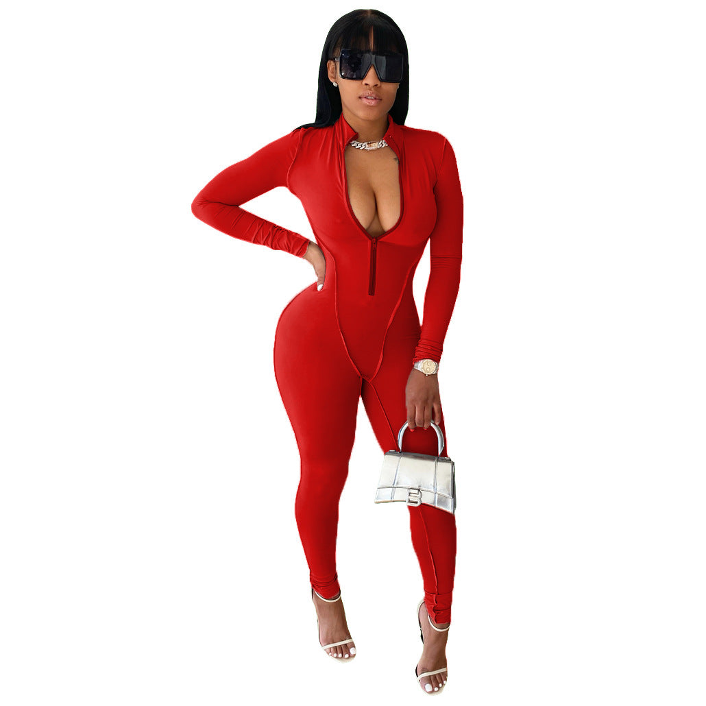 Jumpsuit Sweatpants Running Suit Pajamas Long Sleeve Winter