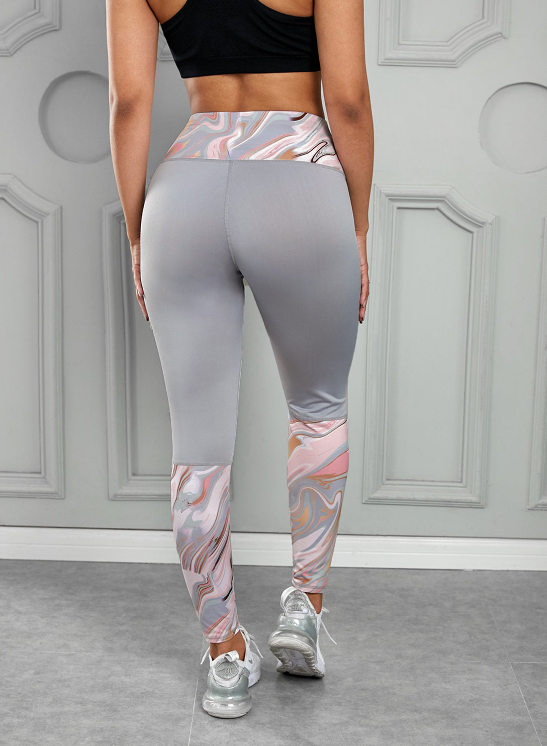 Printed Wide WaistbActive Leggings