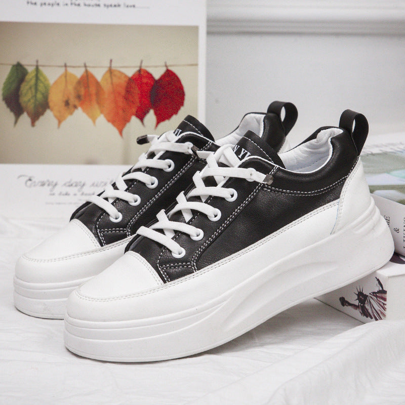Trendy Comfortable Durable Women's Platform White