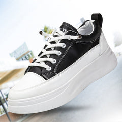 Trendy Comfortable Durable Women's Platform White