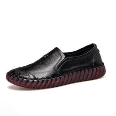 Chaussures en cuir respirantes et confortables pour grand-mère