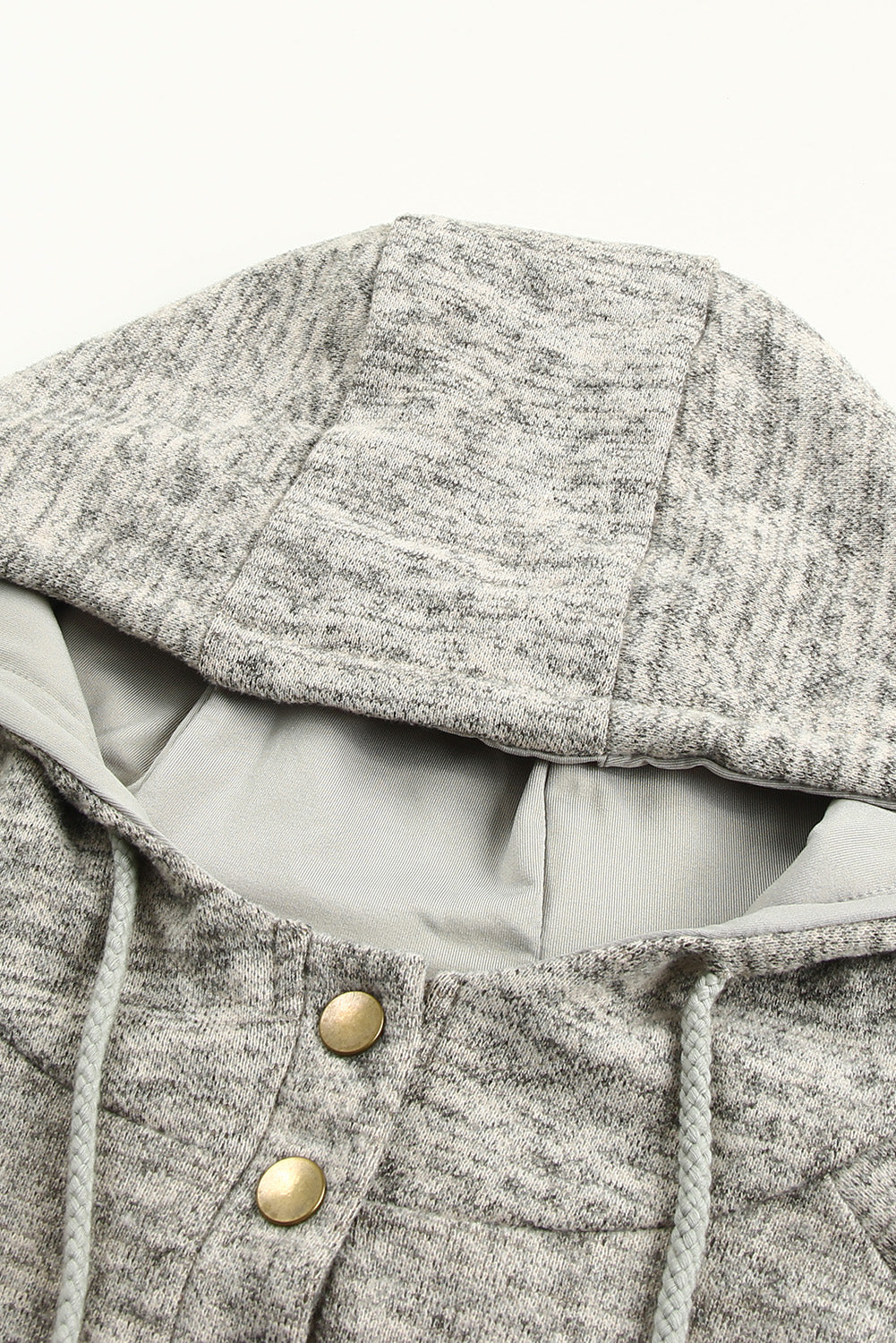 Hoodie mit meliertem Raglanärmeln und Grafik