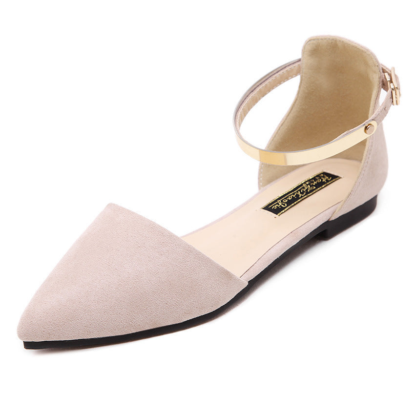 Hollow Pumps Female Large Size Flat Bottom