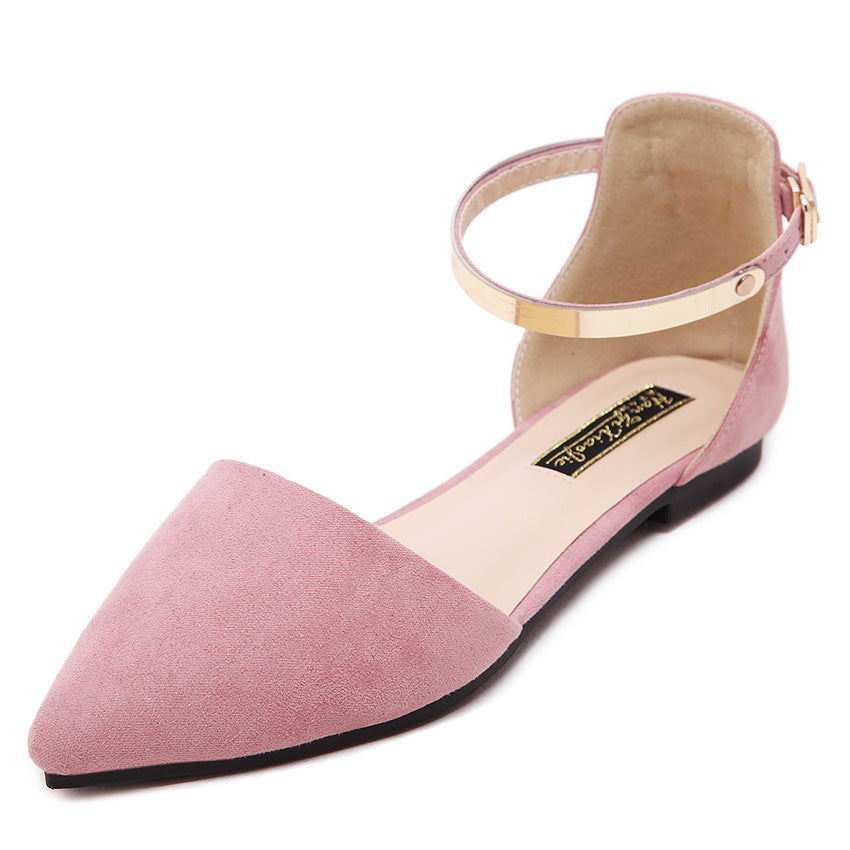 Hollow Pumps Female Large Size Flat Bottom
