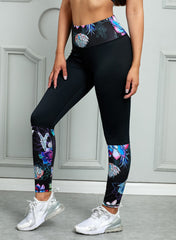 Printed Wide WaistbActive Leggings