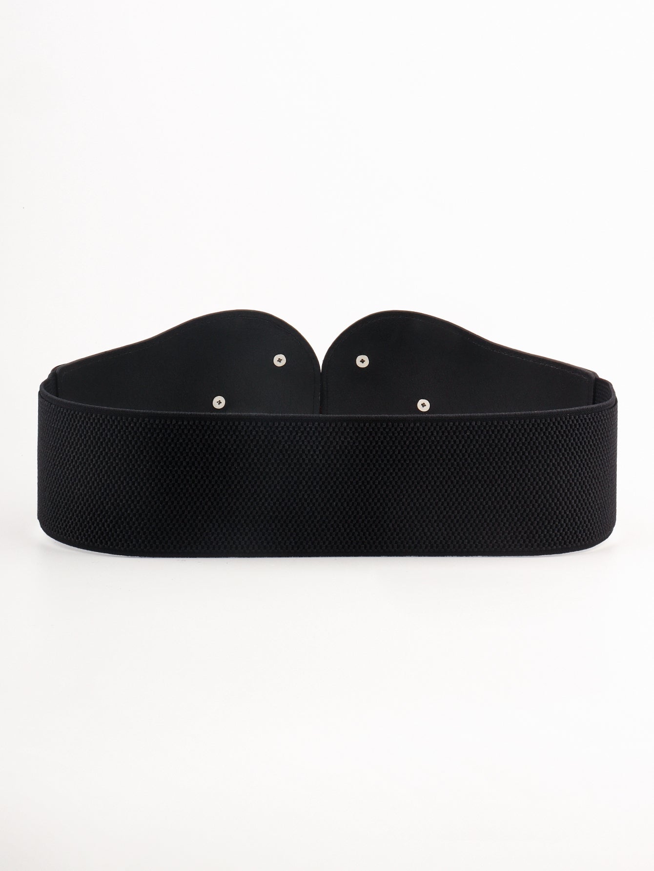 Ceinture élastique en PU avec boucle en alliage