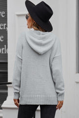 Kapuzenpullover mit Kordelzugdetail und Kängurutasche