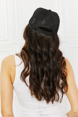 Fame Falling You Trucker Hat in Black