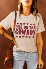 DIBS ON THE COWBOY T-Shirt mit Rundhalsausschnitt