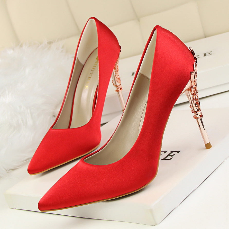 Koreanische Stiletto-Absätze aus Metall für Damen