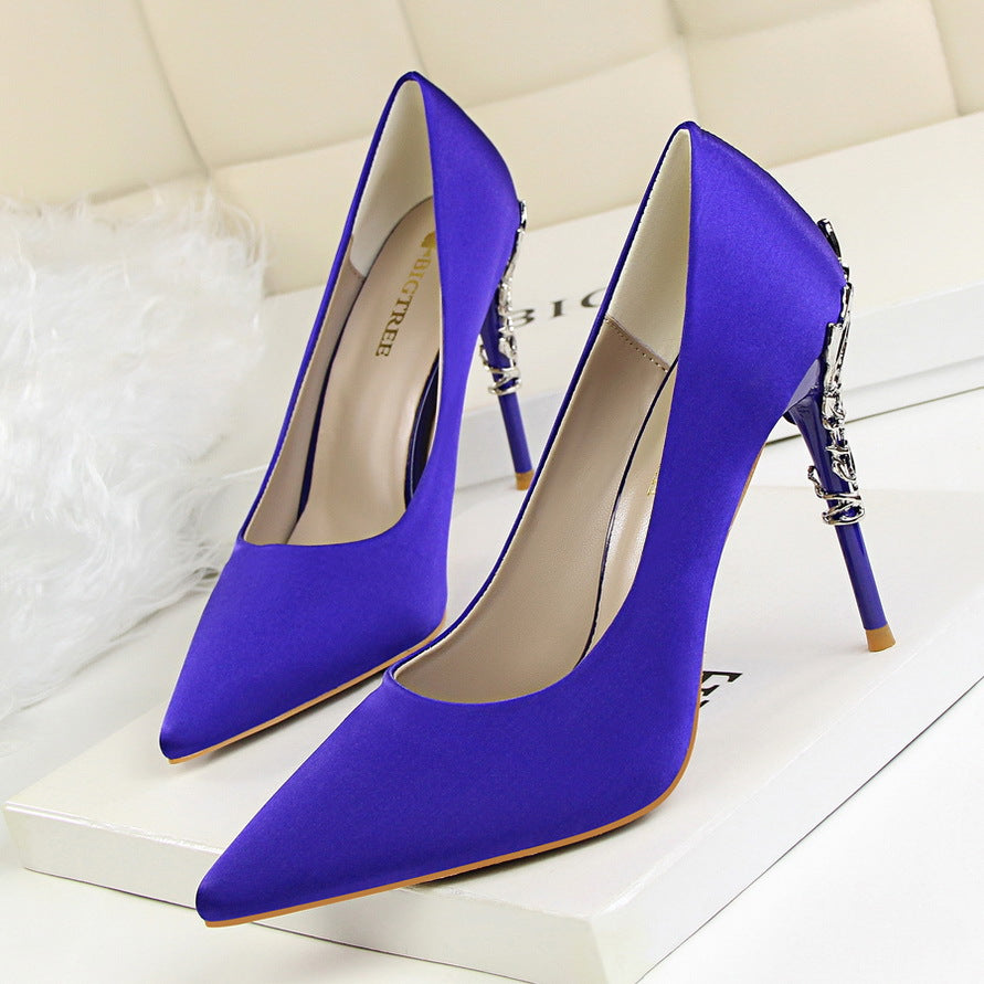 Koreanische Stiletto-Absätze aus Metall für Damen
