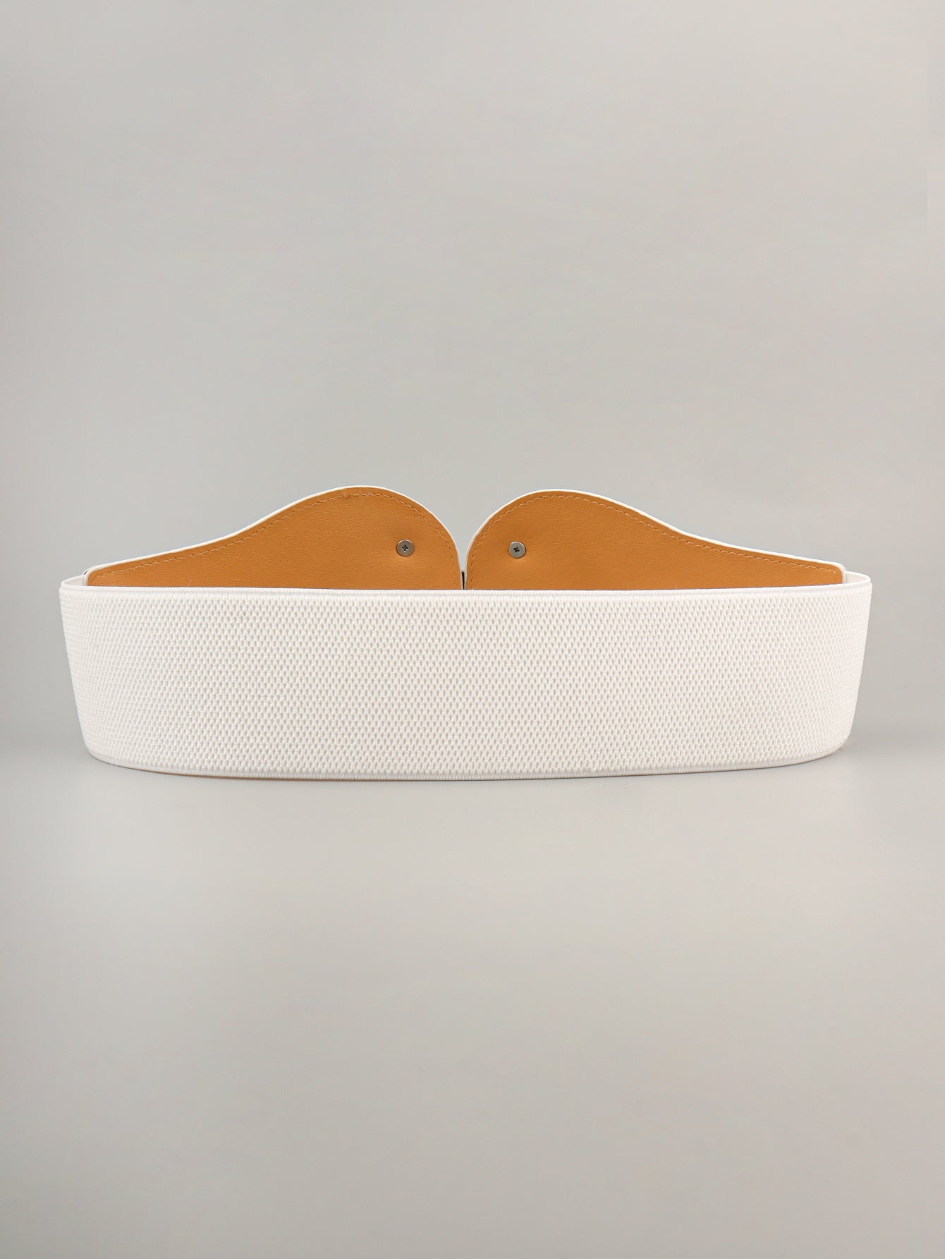 Ceinture élastique en PU avec boucle en alliage